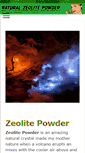 Mobile Screenshot of naturalzeolitepowder.com